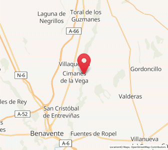 Map of Villafer, Castille and León