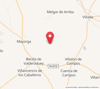 Map of Villagómez la Nueva, Castille and León