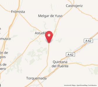 Map of Villalaco, Castille and León