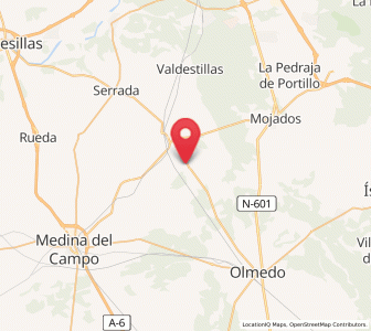 Map of Villalba de Adaja, Castille and León