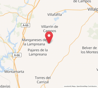 Map of Villalba de la Lampreana, Castille and León