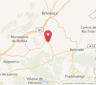 Map of Villalbos, Castille and León