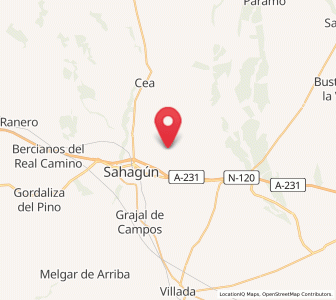 Map of Villalebrín, Castille and León