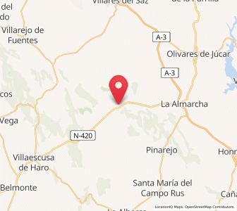 Map of Villalgordo del Marquesado, Castille-La Mancha