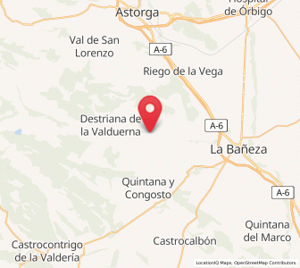 Map of Villalís, Castille and León