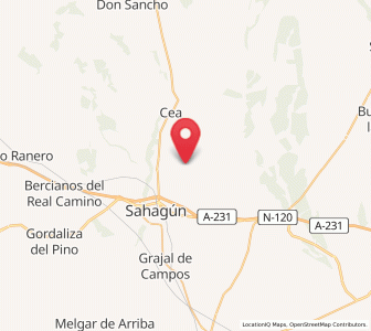 Map of Villalmán, Castille and León