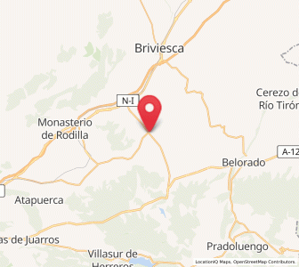 Map of Villalmóndar, Castille and León