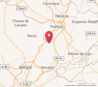 Map of Villaluenga, Castille-La Mancha