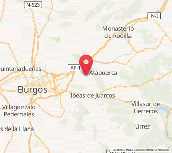 Map of Villalval, Castille and León