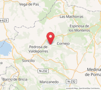 Map of Villamartín de Sotoscueva, Castille and León