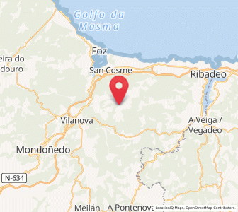 Map of Villamartín Pequeño, Galicia