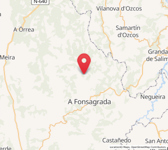 Map of Villamayor, Galicia