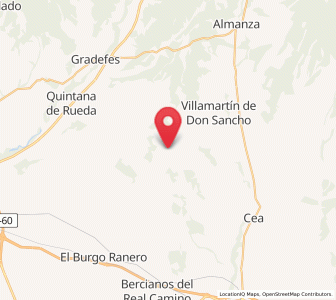 Map of Villamizar, Castille and León