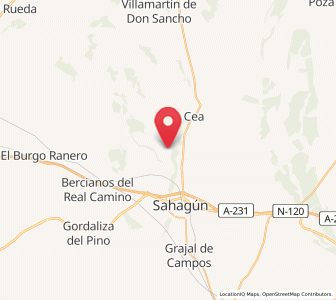 Map of Villamol, Castille and León