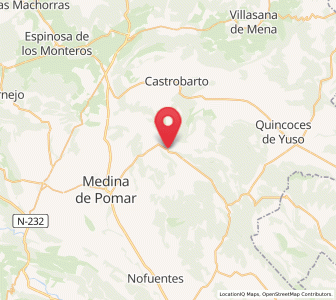 Map of Villamor, Castille and León