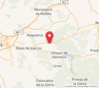 Map of Villamórico, Castille and León