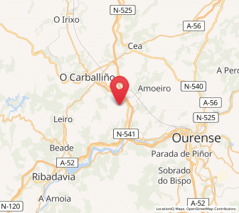Map of Villamoure, Galicia