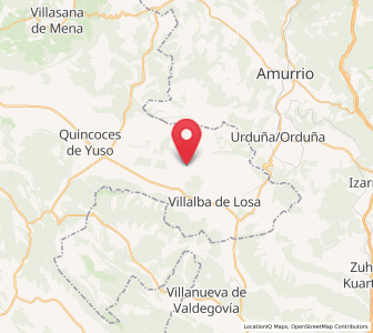 Map of Villaño, Castille and León