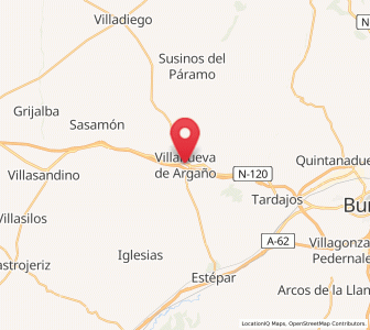 Map of Villanueva de Argaño, Castille and León