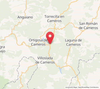 Map of Villanueva de Cameros, La Rioja