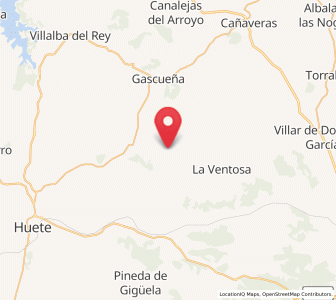 Map of Villanueva de Guadamajud, Castille-La Mancha