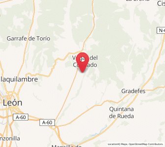 Map of Villanueva del Condado, Castille and León