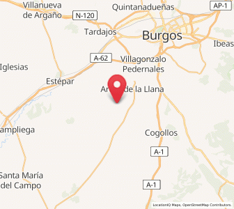 Map of Villanueva-Matamala, Castille and León