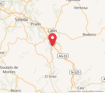 Map of Villanueva, Galicia