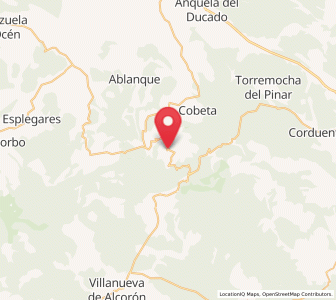 Map of Villar de Cobeta, Castille-La Mancha