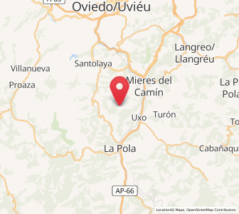 Map of Villar de Gallegos, Asturias