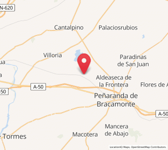 Map of Villar de Gallimazo, Castille and León