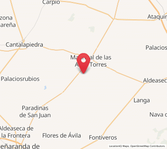 Map of Villar de Matacabras, Castille and León
