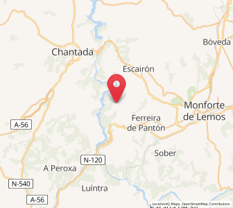 Map of Villar de Ortelle, Galicia