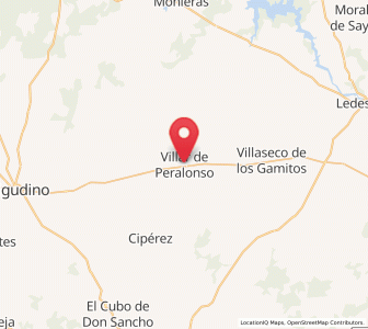 Map of Villar de Peralonso, Castille and León
