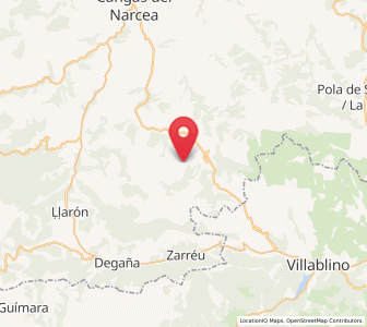 Map of Villar de Roguero, Asturias
