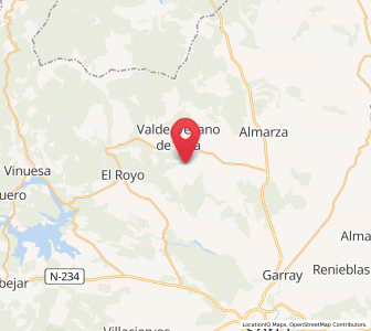 Map of Villar del Ala, Castille and León
