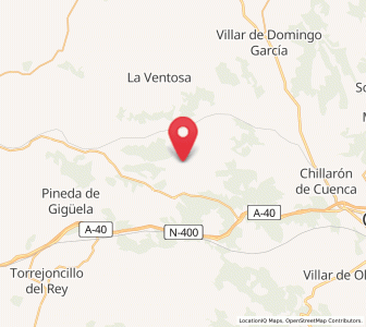 Map of Villar del Maestre, Castille-La Mancha