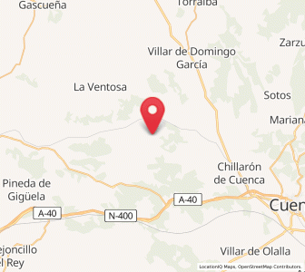 Map of Villar del Saz de Navalón, Castille-La Mancha