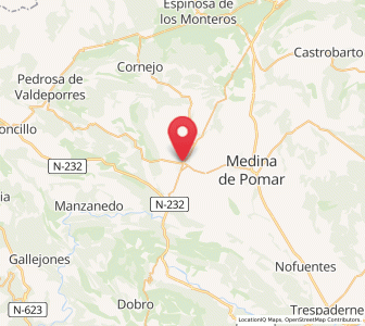 Map of Villarcayo, Castille and León