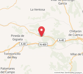 Map of Villarejo de la Peñuela, Castille-La Mancha