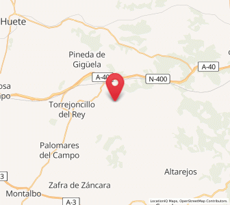 Map of Villarejo-Sobrehuerta, Castille-La Mancha