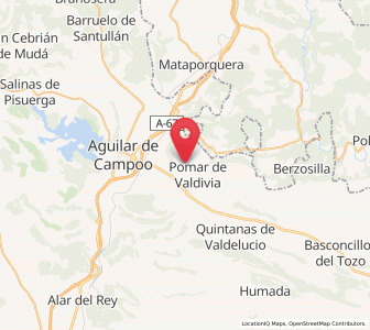 Map of Villarén, Castille and León