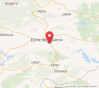 Map of Villares, Castille-La Mancha