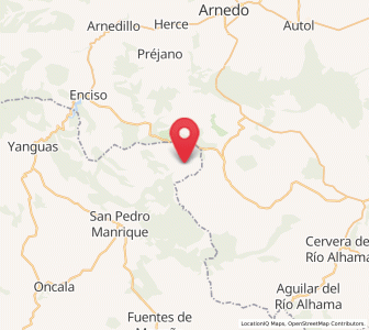 Map of Villarijo, Castille and León