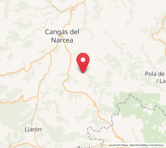 Map of Villarmental, Asturias