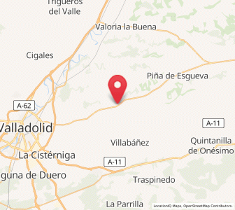 Map of Villarmentero de Esgueva, Castille and León