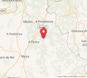 Map of Villarmide, Galicia