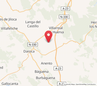 Map of Villarroya del Campo, Aragon