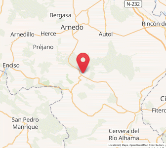Map of Villarroya, La Rioja