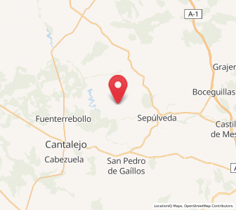 Map of Villaseca, Castille and León